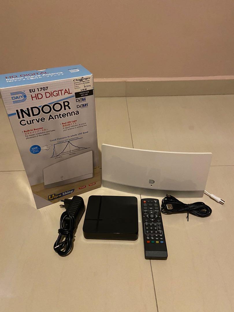 DVBT2 Antenna and Digital Set Top Box, Electronics, Others on Carousell