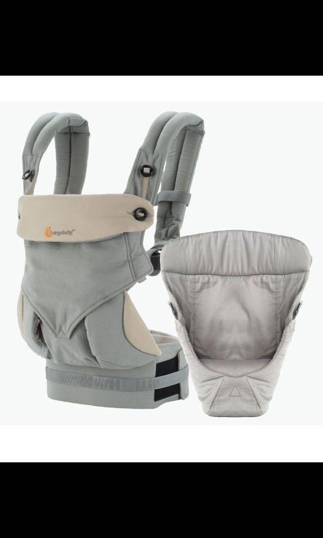 ERGOBABY Four Position 360 Bundle of Joy Carrier with Infant insert 4 ways of carrying Comes with box Grey neutral color Babies Kids Going Out Carriers Slings on Carousell