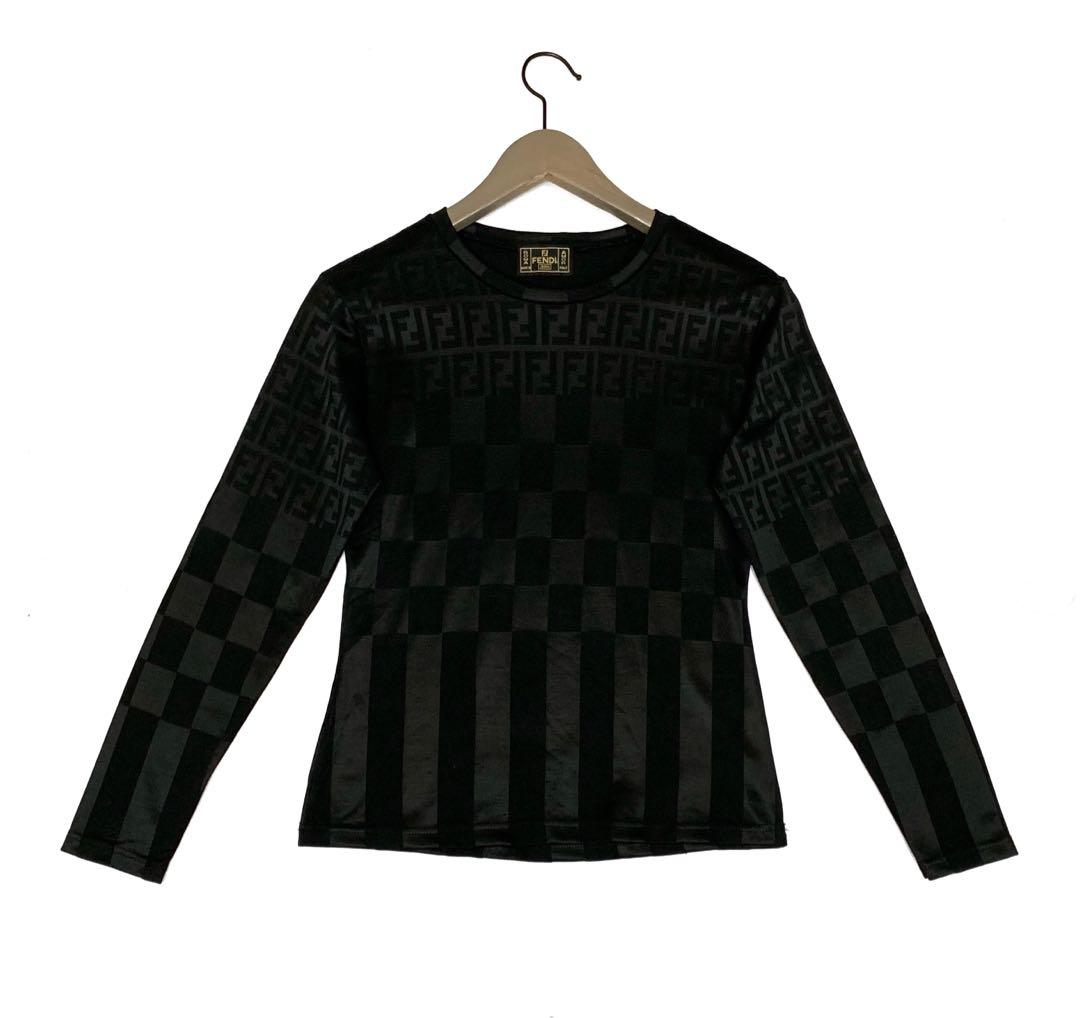 Fendi long clearance sleeve shirt womens