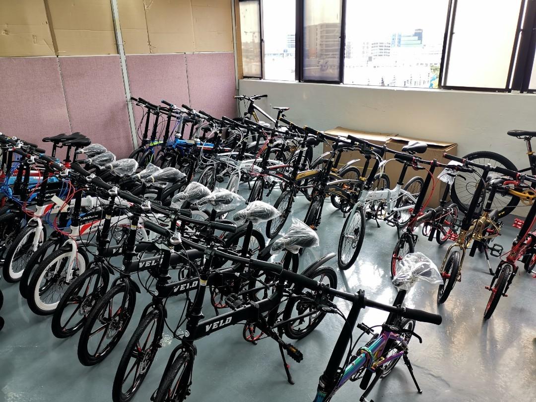 bikes at the warehouse