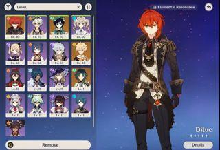 Genshin Impact AR45 Account 5 5⭐️