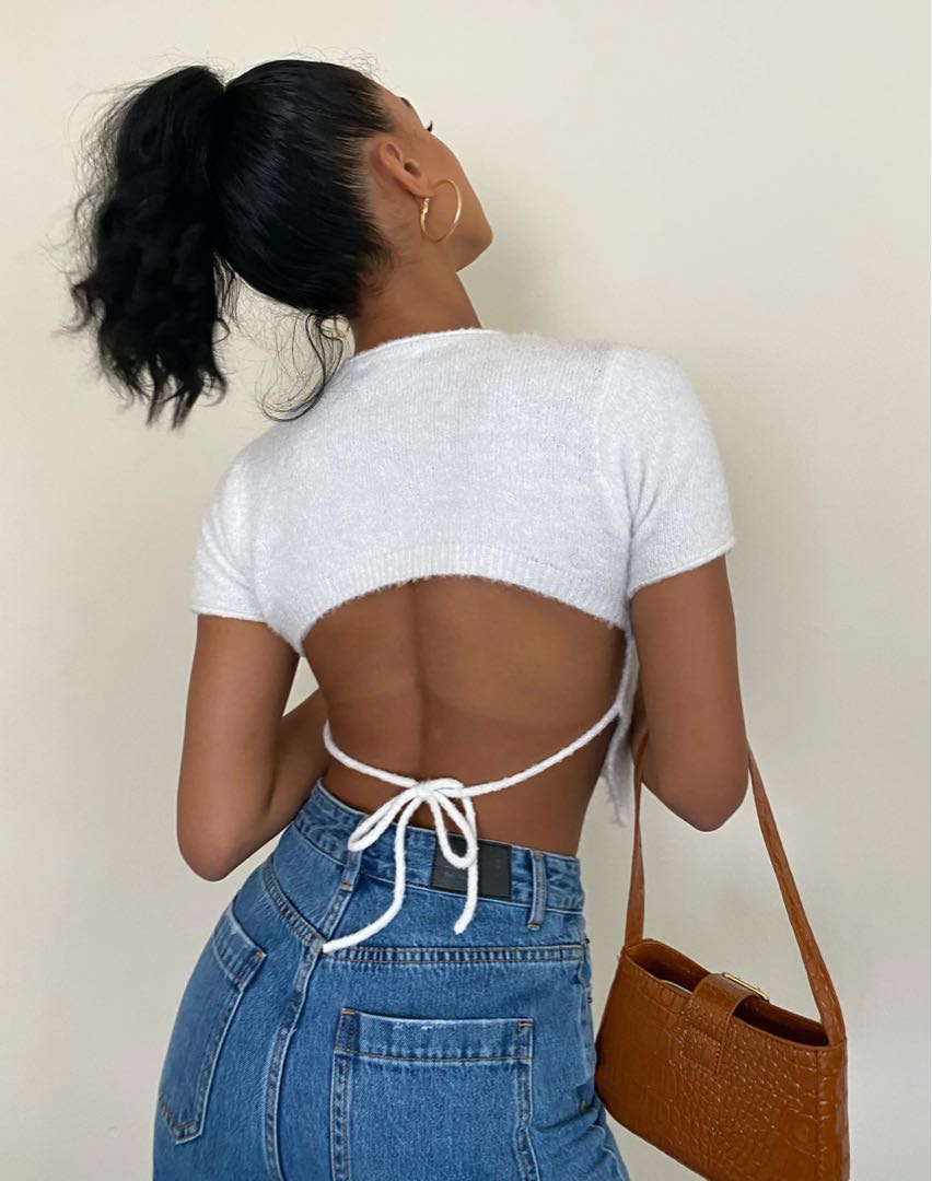 Glassons Backless Knit Top, Women's 