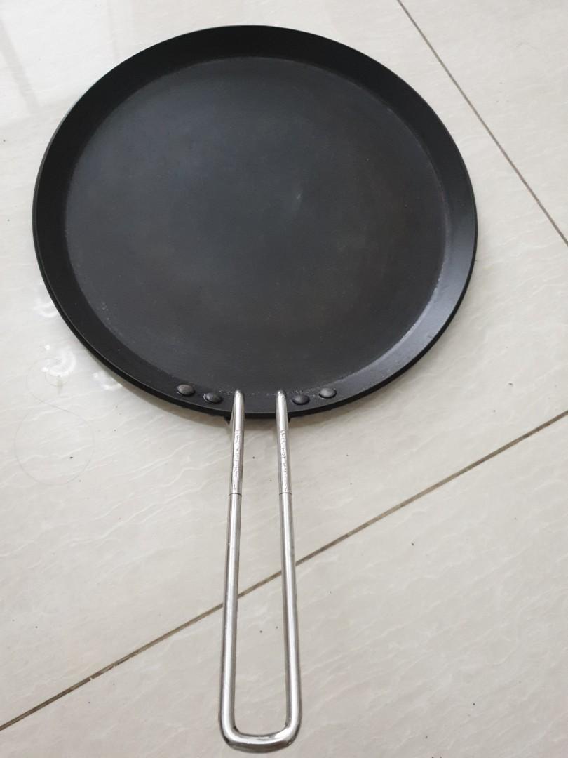 Hawkins Futura Hard Anodised Non Stick Dosa Flat Tawa 30 Cm 4.88 Mm with Steel Handle Furniture Home Living Kitchenware Tableware Cookware Accessories on Carousell