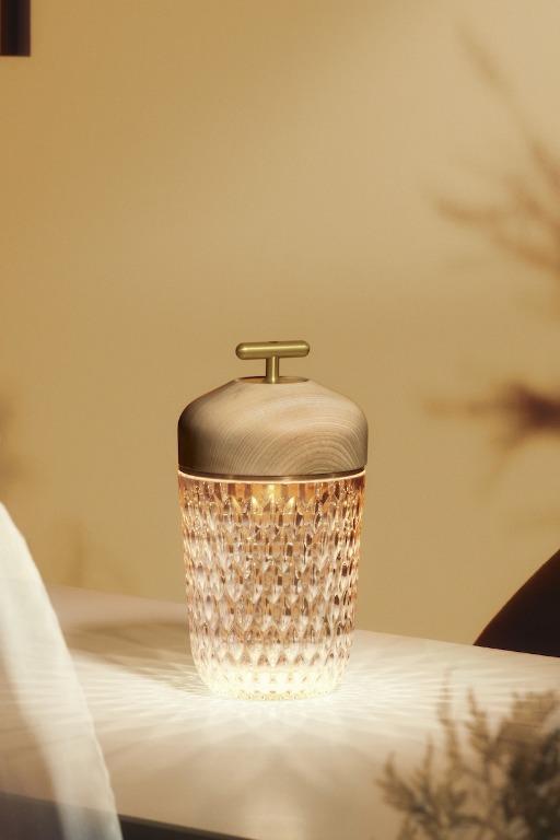 Hermes St. Louis Folia Portable Crystal Lamps Limited Edition