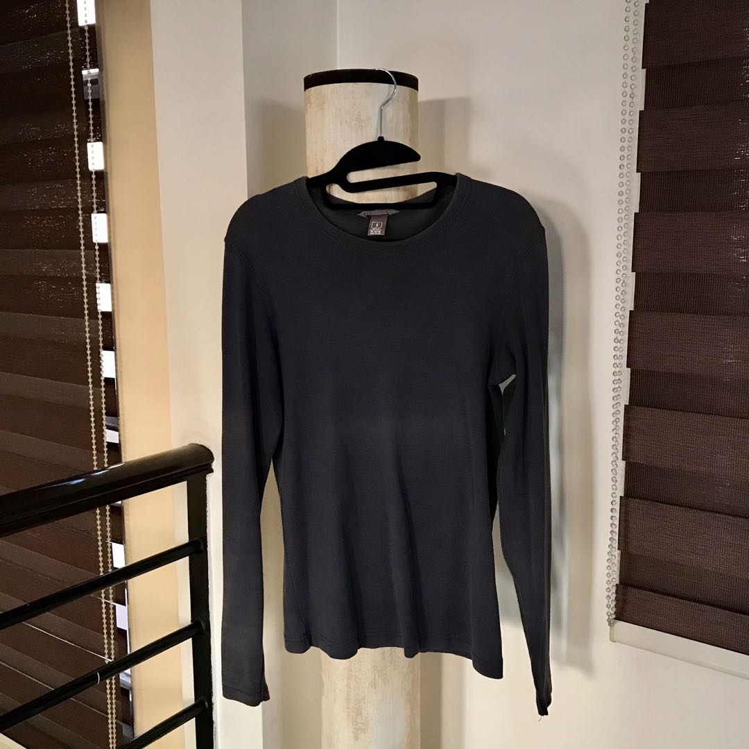 long sleeve shirt with sweater