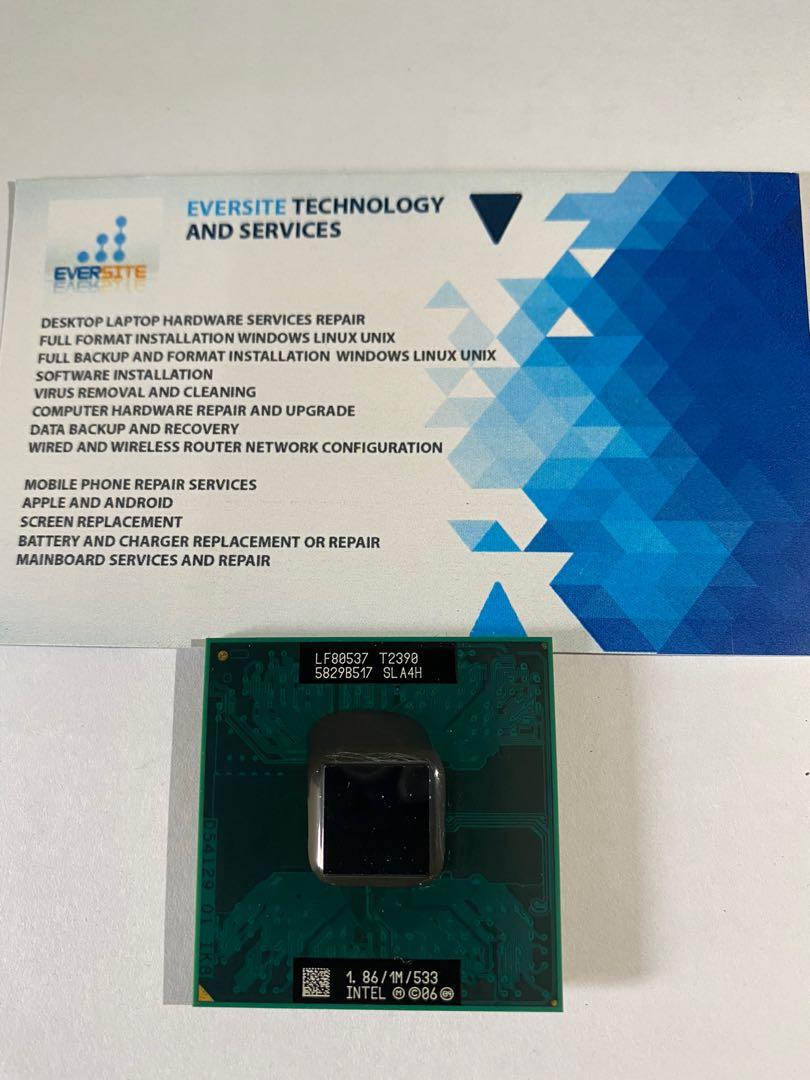 Intel® Celeron® Processor 540 (Category: Computer Parts) located in Kuala Lumpur. Submitted by eversite (Listing ID 1071363579, Image 1). Description: Laptop Processor Intel® Celeron® Processor 540 1M Cache, 1.86 GHz, 533 MHz FSB Performance Specifications 1 Cores 1 Threads Processor Base Frequency 1.86 GHz Bus Speed 533 MHz Sockets Supported PPGA478 Intel® 64 Yes Intel® Celeron® Processor 540 (1M Cache, 1.86 GHz, 533 MHz FSB) Come Join Me Trade 
