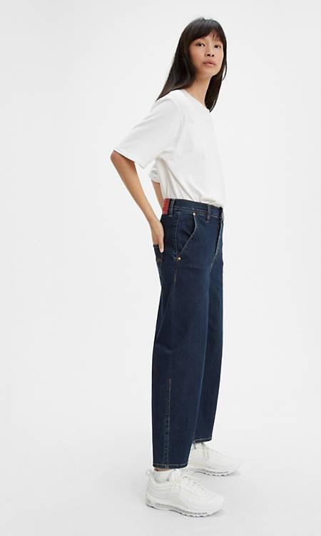 Levis Engineered Balloon Jeans Women s Fashion Bottoms Jeans on Carousell