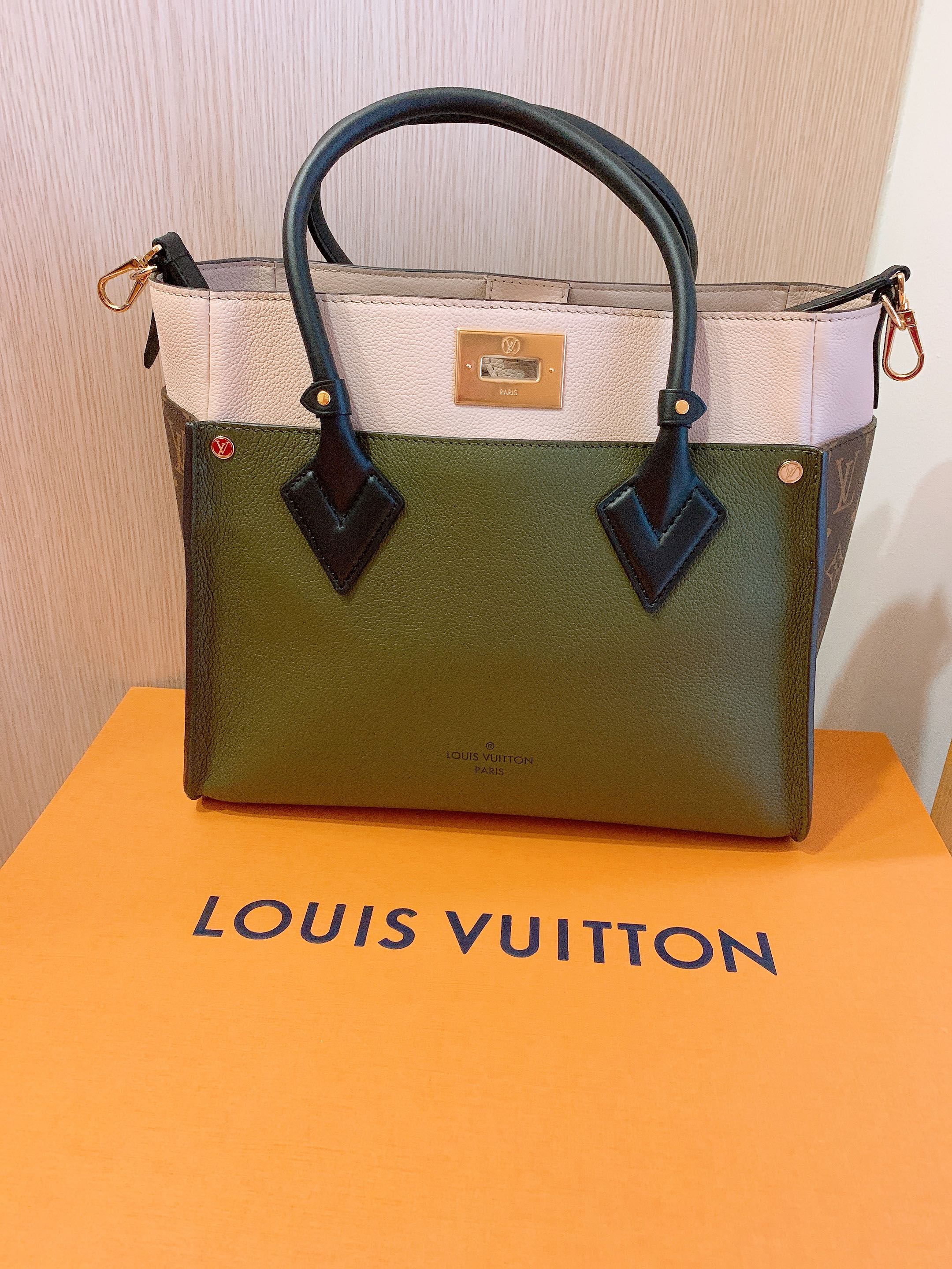 Louis Vuitton LV on My Side Leather Top Handle