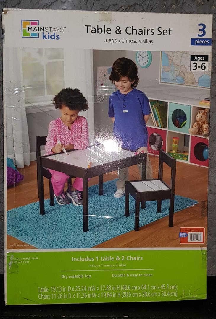 Mainstays kids sale table