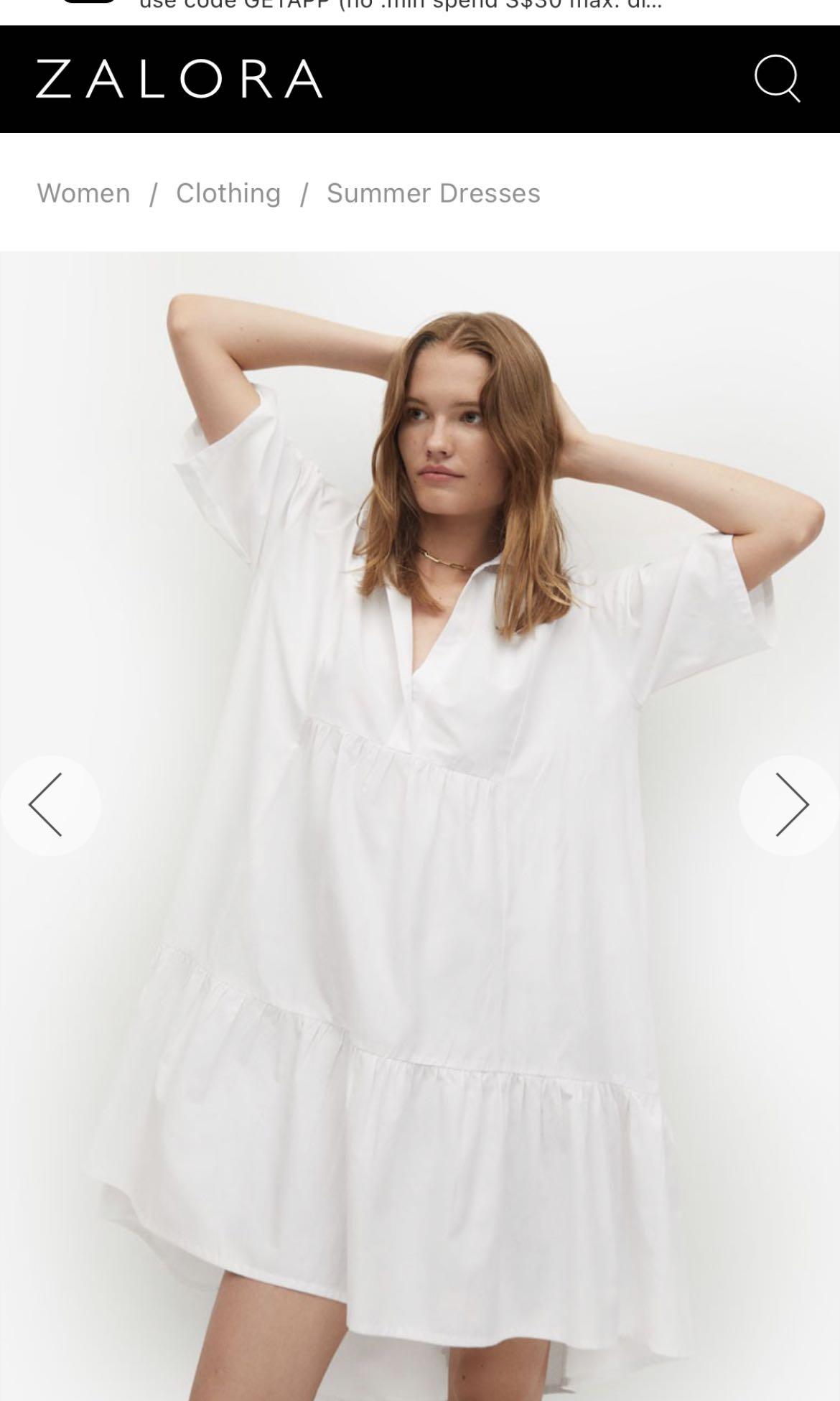 Mango Ruched Shirt Dress Women s Fashion Tops Sleeveless on Carousell