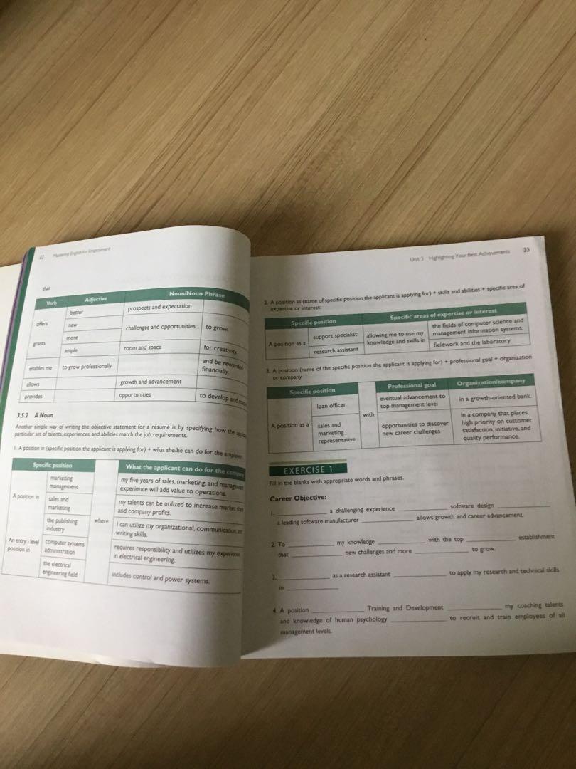 Mastering English For Employment Textbooks On Carousell