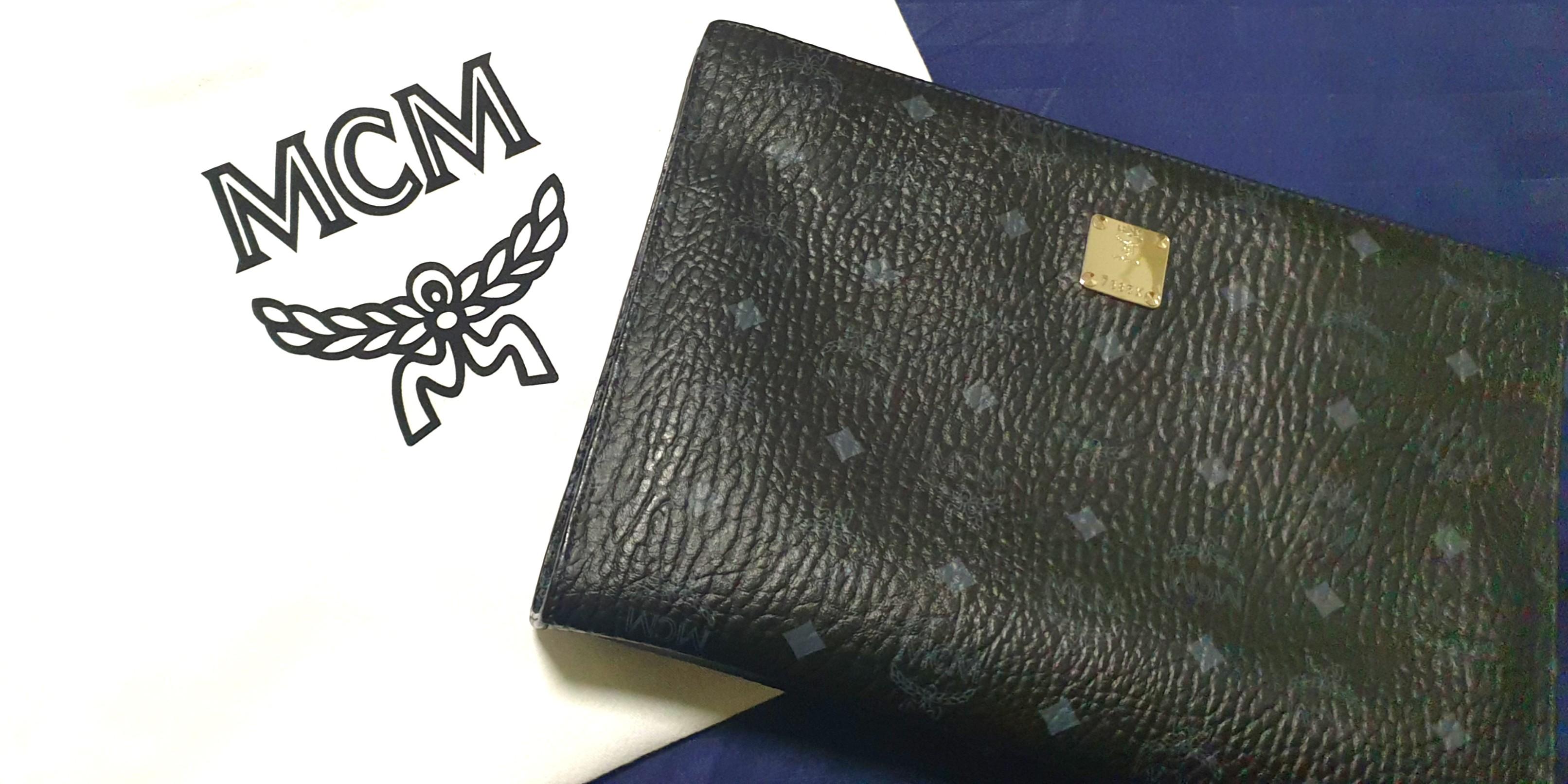 mcm zip pouch in visetos original