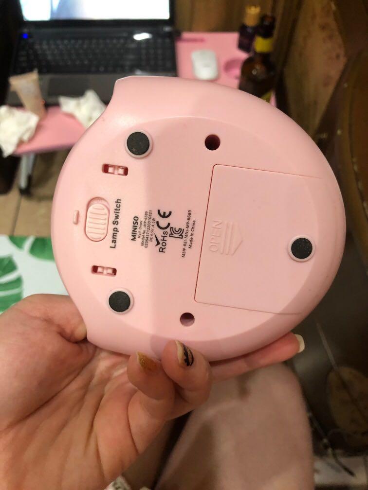 miniso nail dryer pengering kutek, Kesehatan & Kecantikan, Parfum, Kuku
