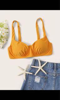 Mustard bikini top