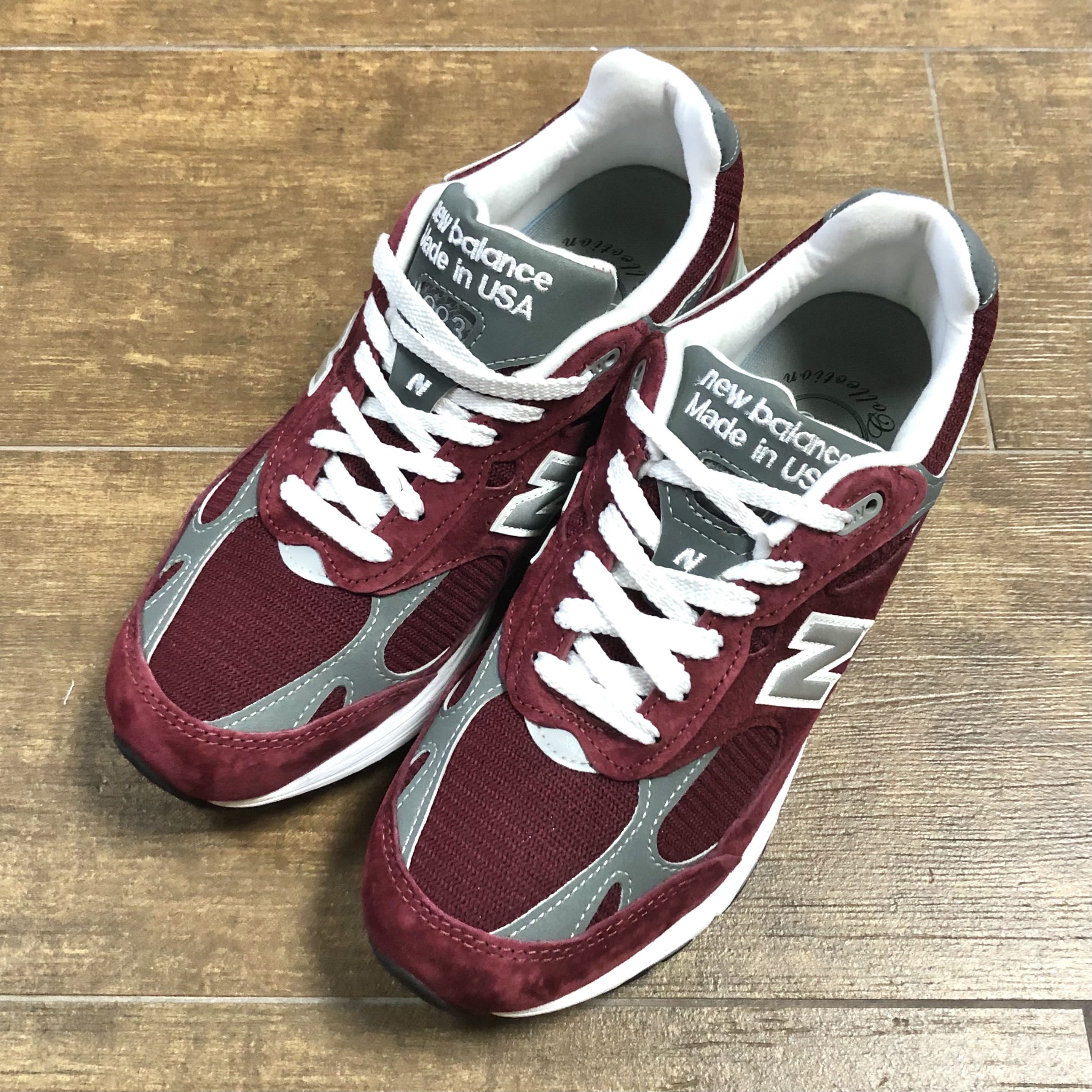 Burgundy 993 new balance sales