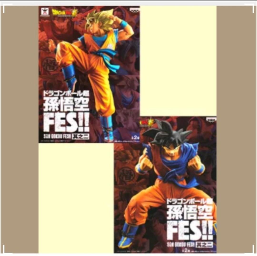 New Banpresto 龍珠dragon Ball Super 日版fes Vol 2 其之二超西悟空悟空ss Goku 2款 玩具 遊戲類 玩具 Carousell