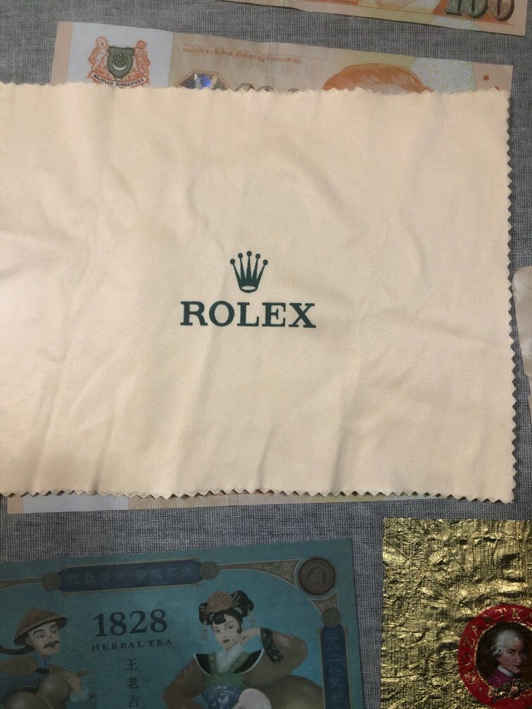 New Rolex cleaning cloth for watches, Luxury, Accessories on Carousell