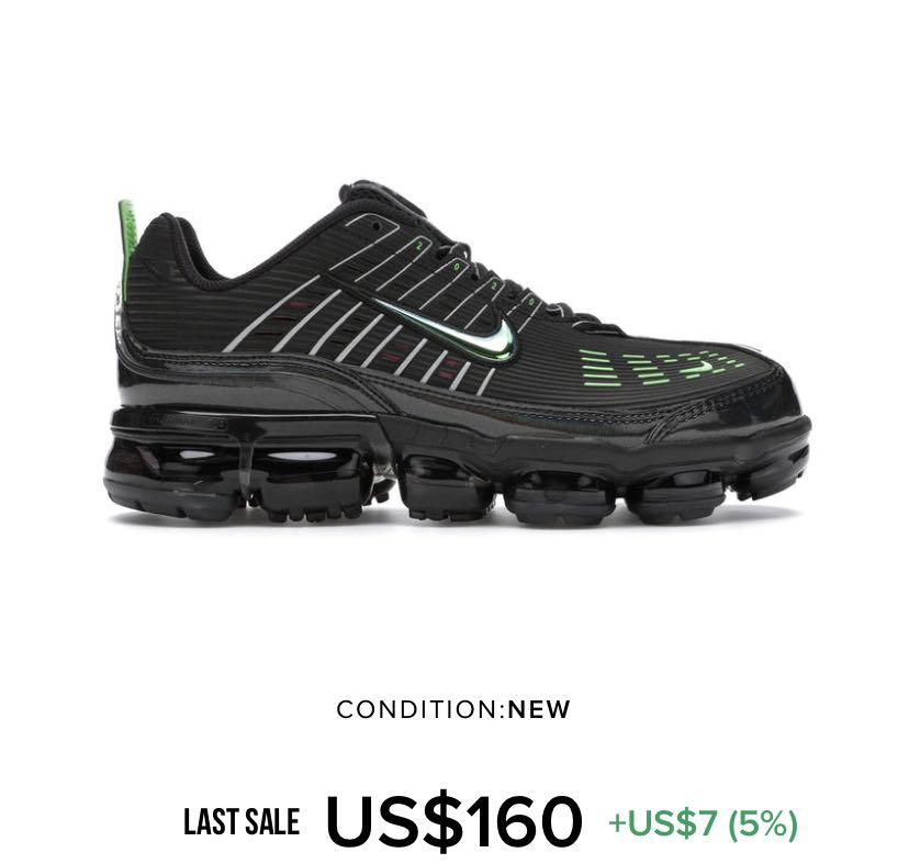 Air vapormax 360 black green strike pink blast cheap
