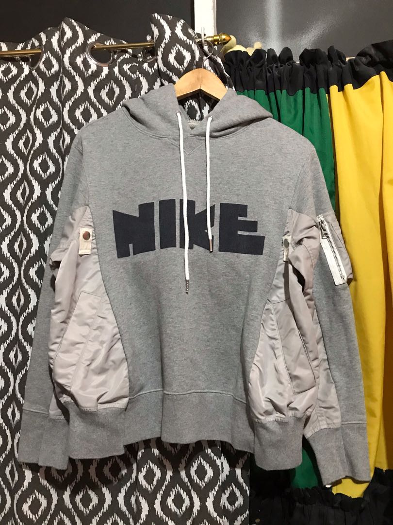 Nike x sacai hoodie jacket, Women's Fashion, Coats, Jackets and
