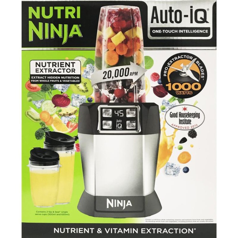 NINJA AUTOIQ BLENDER BL480, TV & Home Appliances, Kitchen Appliances
