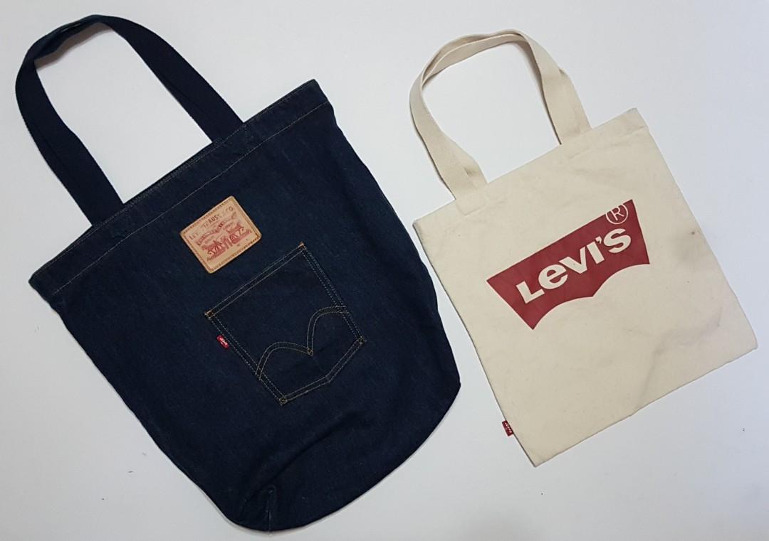 Original Levi's Back Pocket Denim and Canvas Tote Bag, Women's Fashion, Bags  & Wallets, Cross-body Bags on Carousell