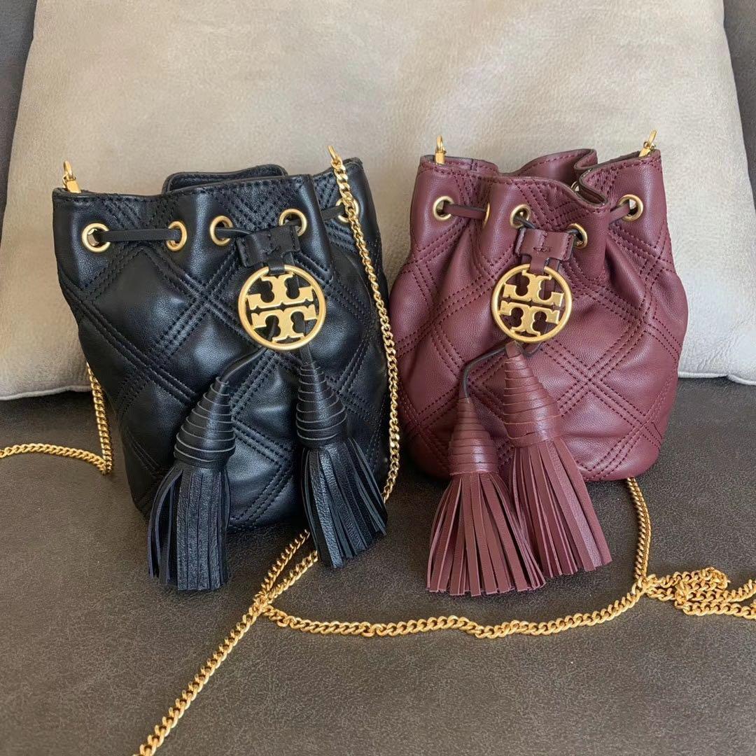 Tory burch chelsea quilted drawstring bag clearance