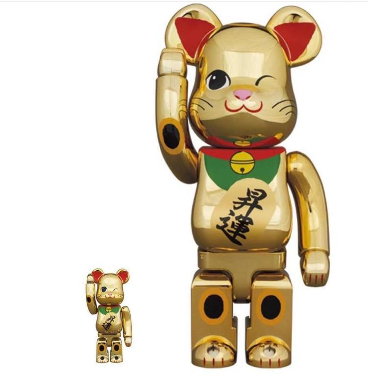 Pre-order> BE@RBRICK 招き猫昇運弐金メッキ400％ + 100%, 興趣及遊戲
