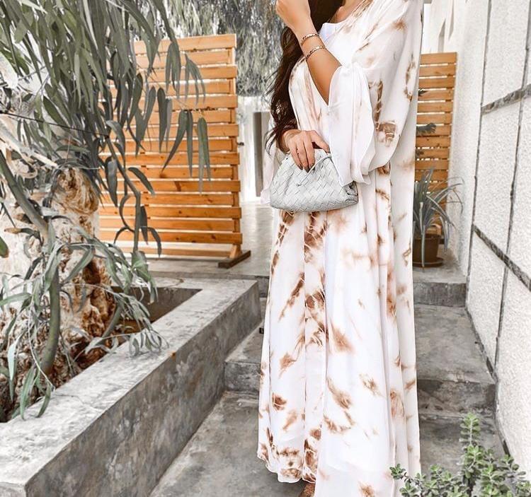 Abaya longue deals