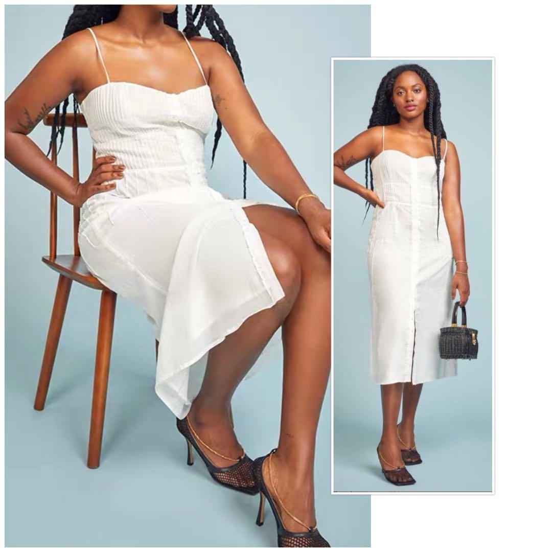Reformation Fields Dress authentic Ivory White Women s Fashion
