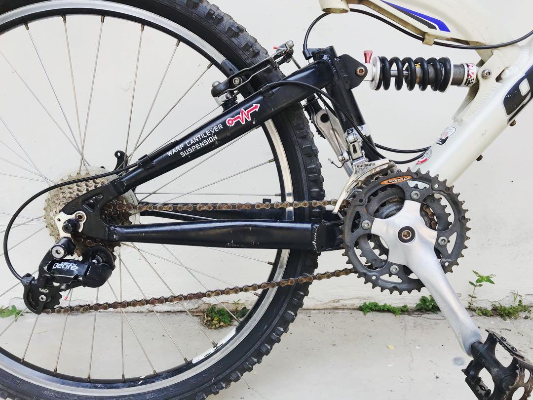 Retro 2002 Giant Warp DS2 Fullsus MTB, Sports Equipment, Bicycles