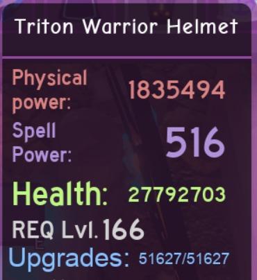 Roblox Dungeon Quest Triton Warrior Helmet Video Gaming Gaming Accessories Game Gift Cards Accounts On Carousell - dungeon quest purple items roblox