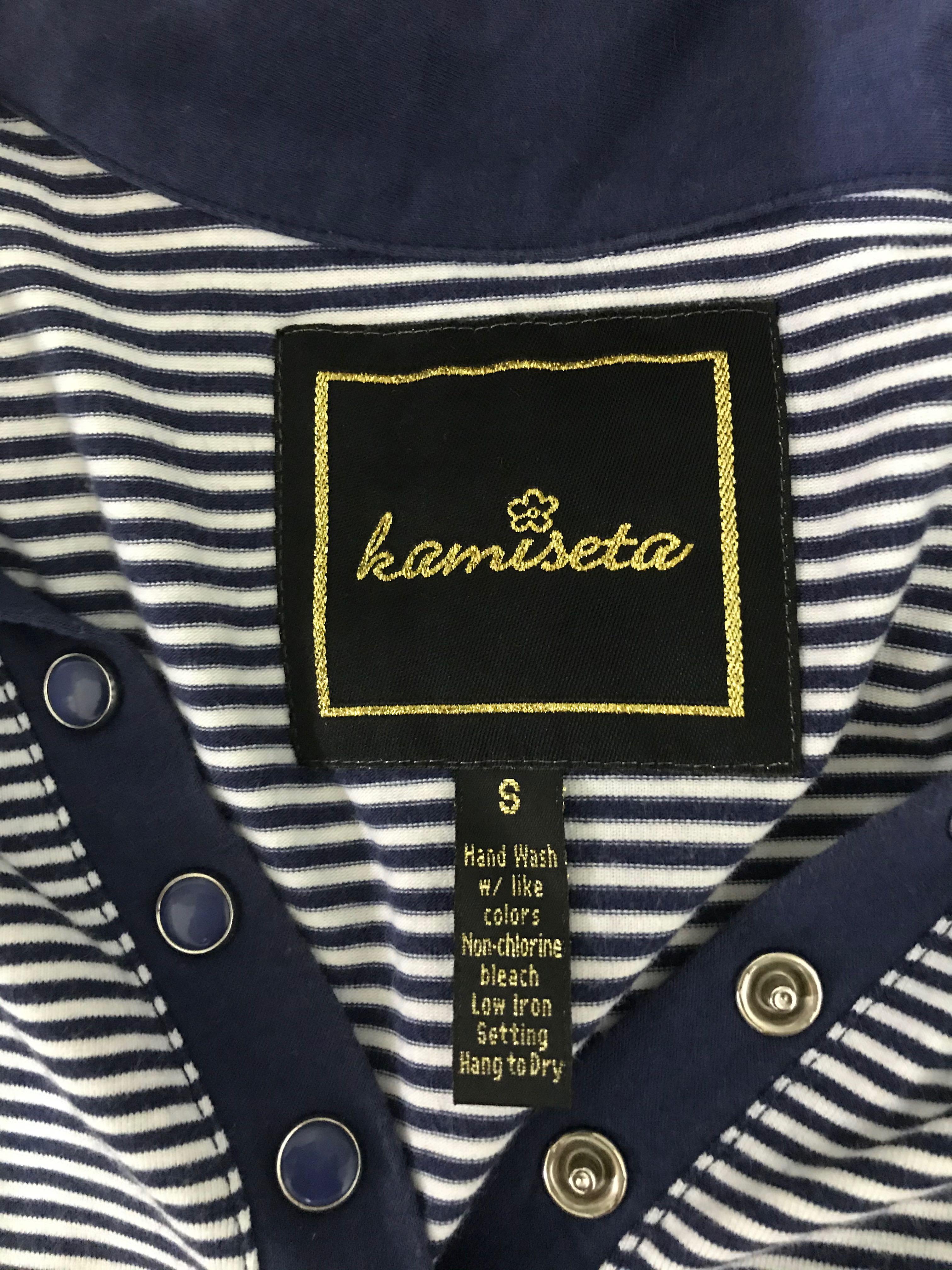 Royal blue Stripes sress (Category: Dresses) located in Famy. Submitted by echolima21 (Listing ID 1071367837, Image 2). Description: Blue stripes shirt dress Stretchy sha ng slight Small Used but well maintained Closet clean up at hindi narin kasya .