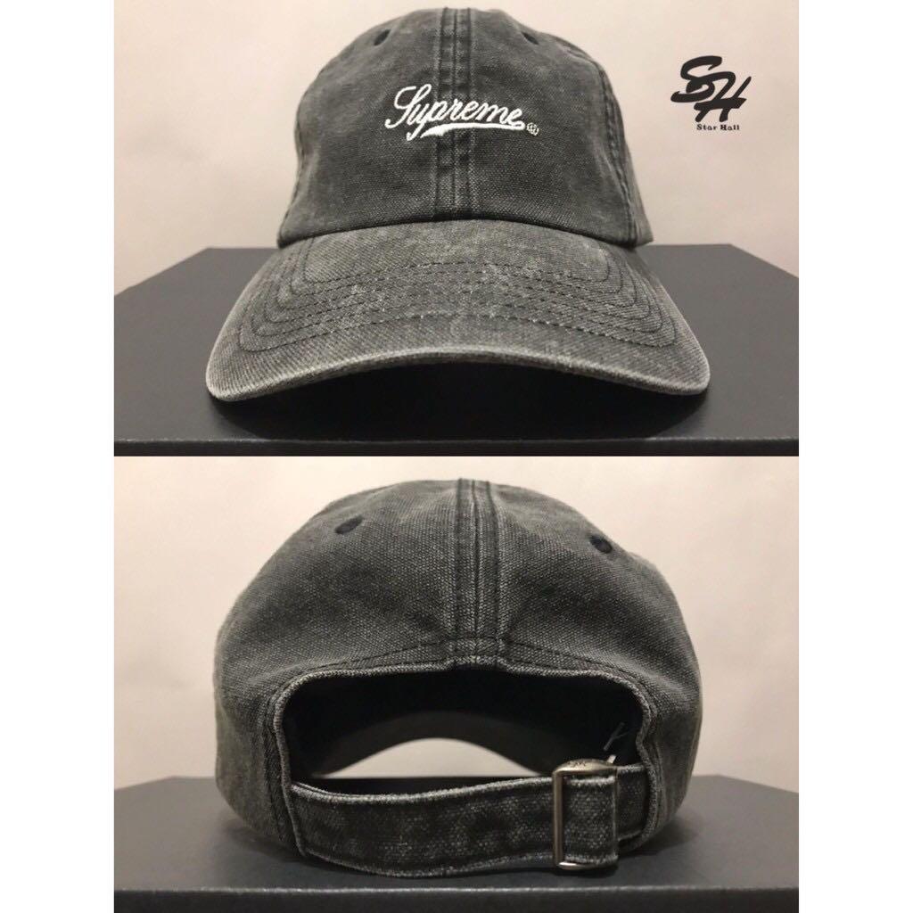 Supreme Pigment Print Script Logo 6-Panel 草寫 老帽