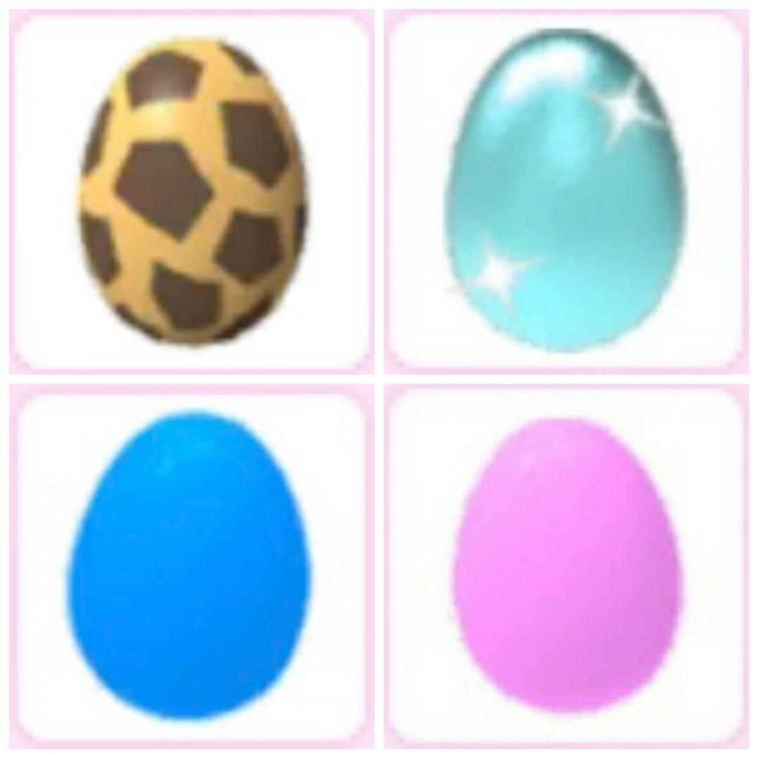 Safari Diamond Blue Pink Egg Adopt me pet Roblox, Video Gaming, Gaming