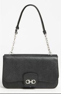Salvatore Ferragamo Bree Leather Shoulder Bag