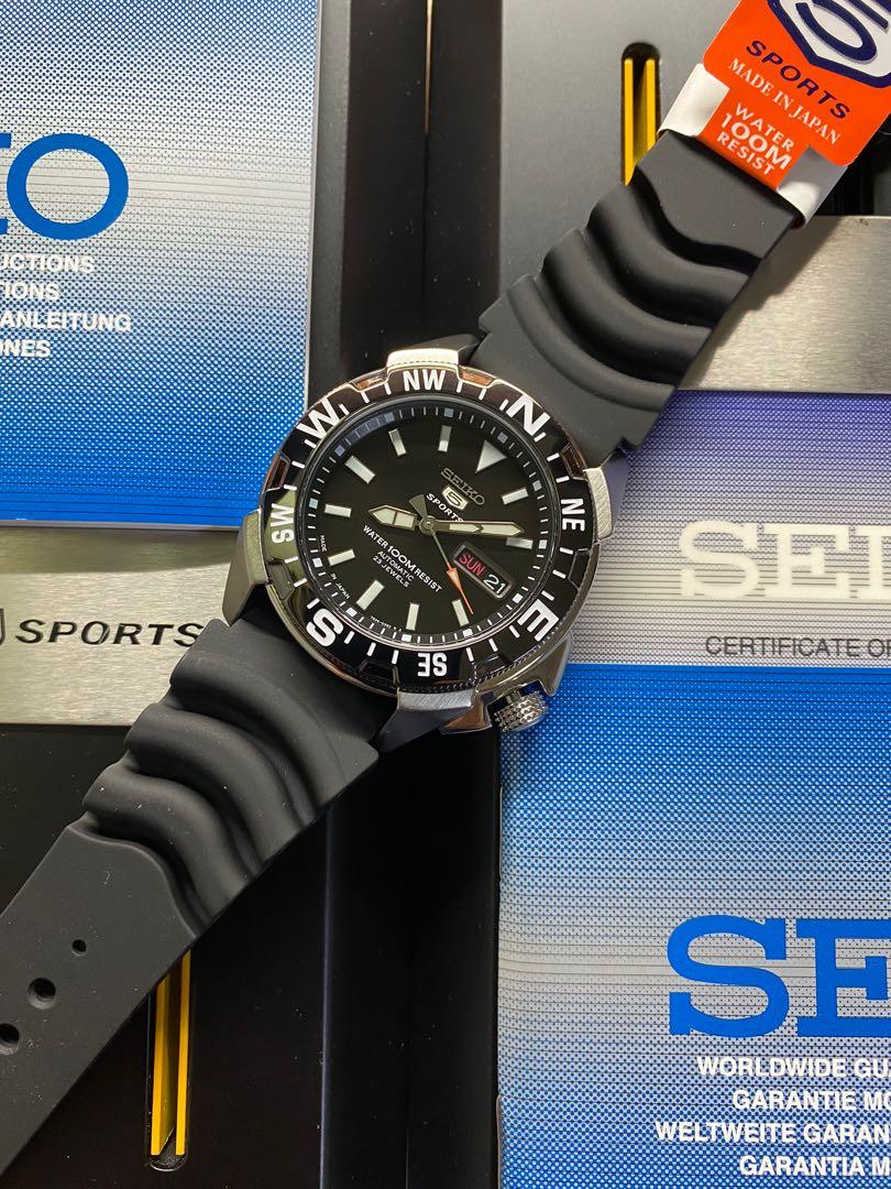 Seiko 5 Sports Made in Japan SNZE81J2 Automatic Watch SNZE81 Rubber Strap  Brand New, Men's Fashion, Watches & Accessories, Watches on Carousell