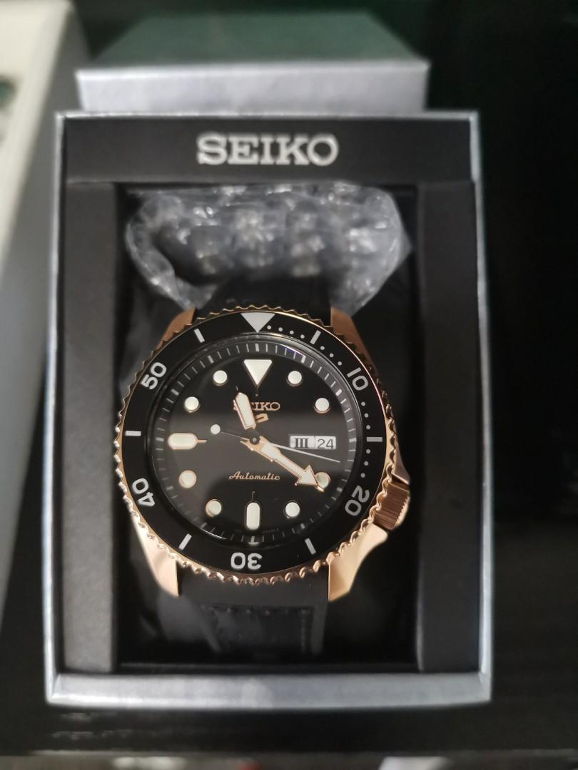 seiko rose gold SRPD76K1, Men's Fashion, Watches & Accessories, Watches ...