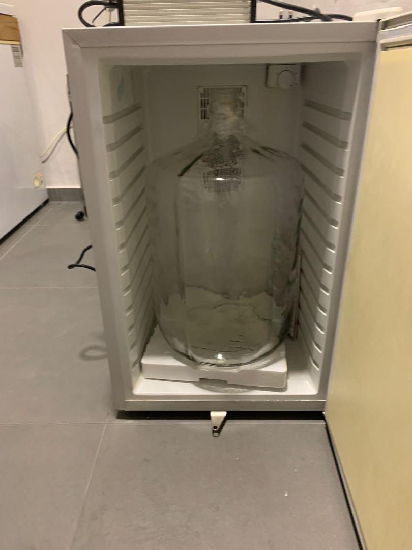 Small fermentation fridge and 20 litre carboy, Everything Else on Carousell
