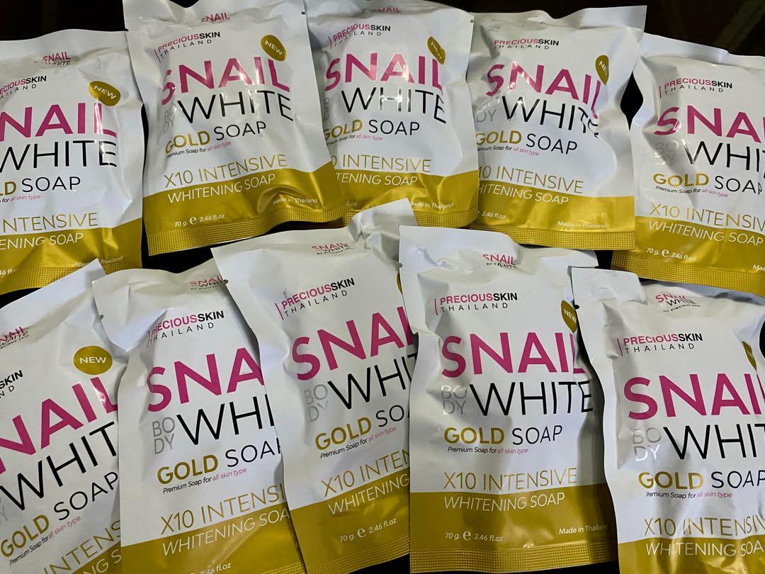 Snail white gold soap by Precious skin, Beauty & Personal Care, Face