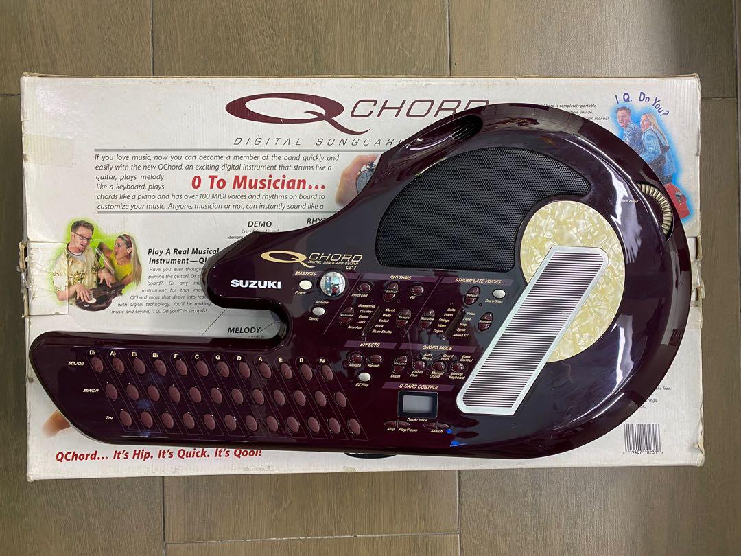 Suzuki Q chord QC1 digital songcard guitar Hobbies Toys Music