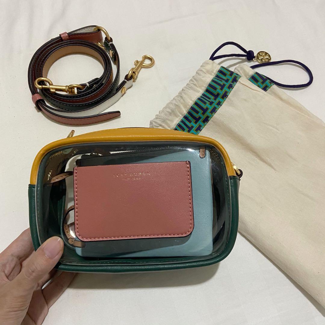 Tory burch perry clear mini bag deals