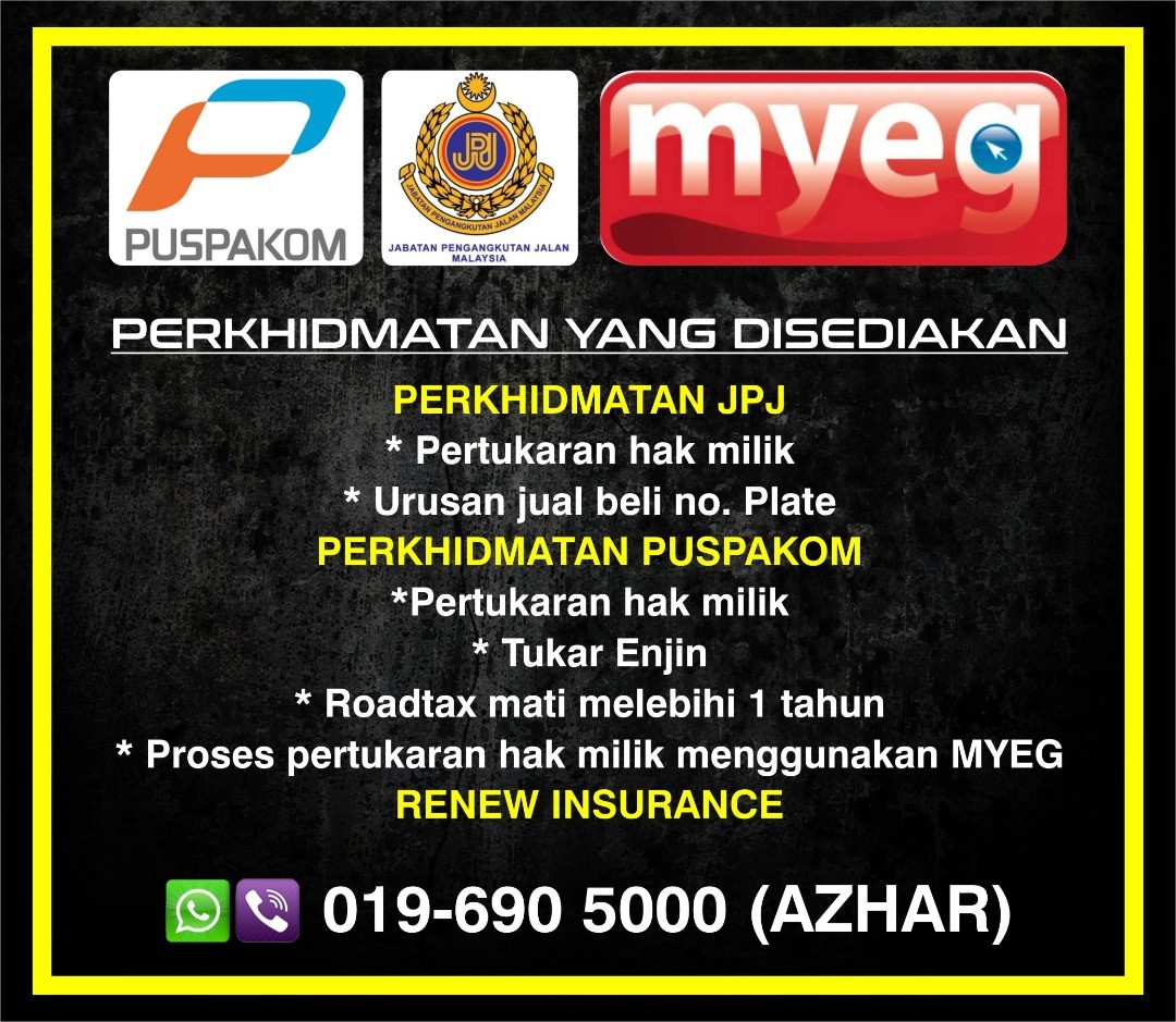 Tukar Nama Bergerak Motor Kereta Myeg Renew Insurance 019 6905000 Services Others On Carousell