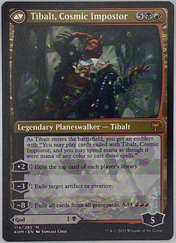 MTG - Valki, God of Lies // Tibalt, Cosmic Imposter, Hobbies & Toys ...