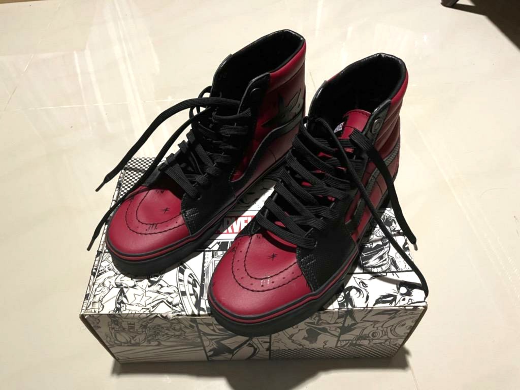Vans marvel sales deadpool shoes