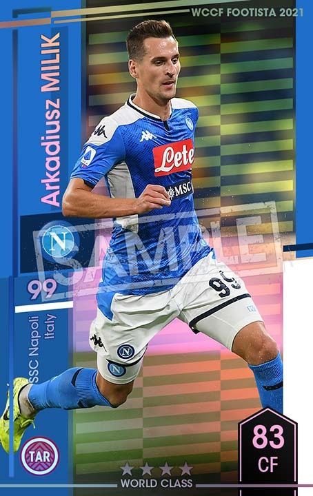 Wccf Footista 21 Arkadiusz Milik Rank Up Free Items Carousell