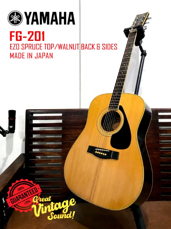 Yamaha FG-201 Acoustic Guitar, Hobbies & Toys, Music & Media, CDs