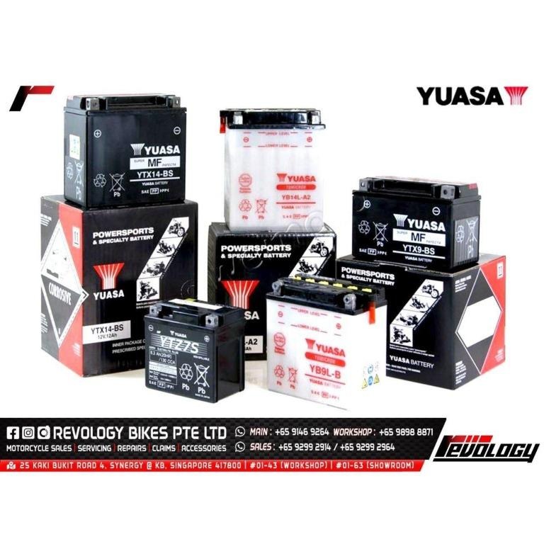 YUASA MOTORCYCLE BATTERY REPLACEMENT NMAX AEROX XSR 155 MX KING SNIPER