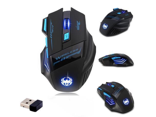 Weight Tuning Set Zelotes T90 Professional 9200 DPI High Precision USB Wired Gaming Mouse,8 Buttons,With 7 kinds modes of LED Colorful Breathing Light Black 