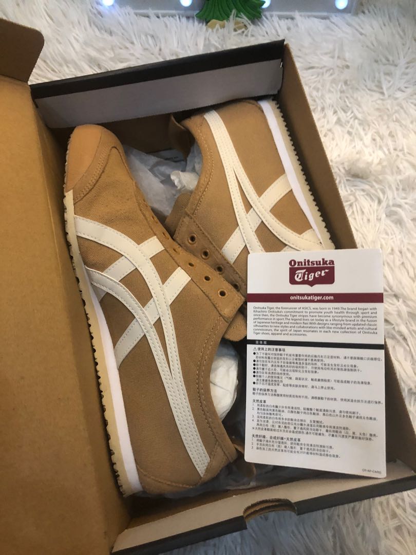 100 authentic ONITSUKA TIGER Mexico Slip ons