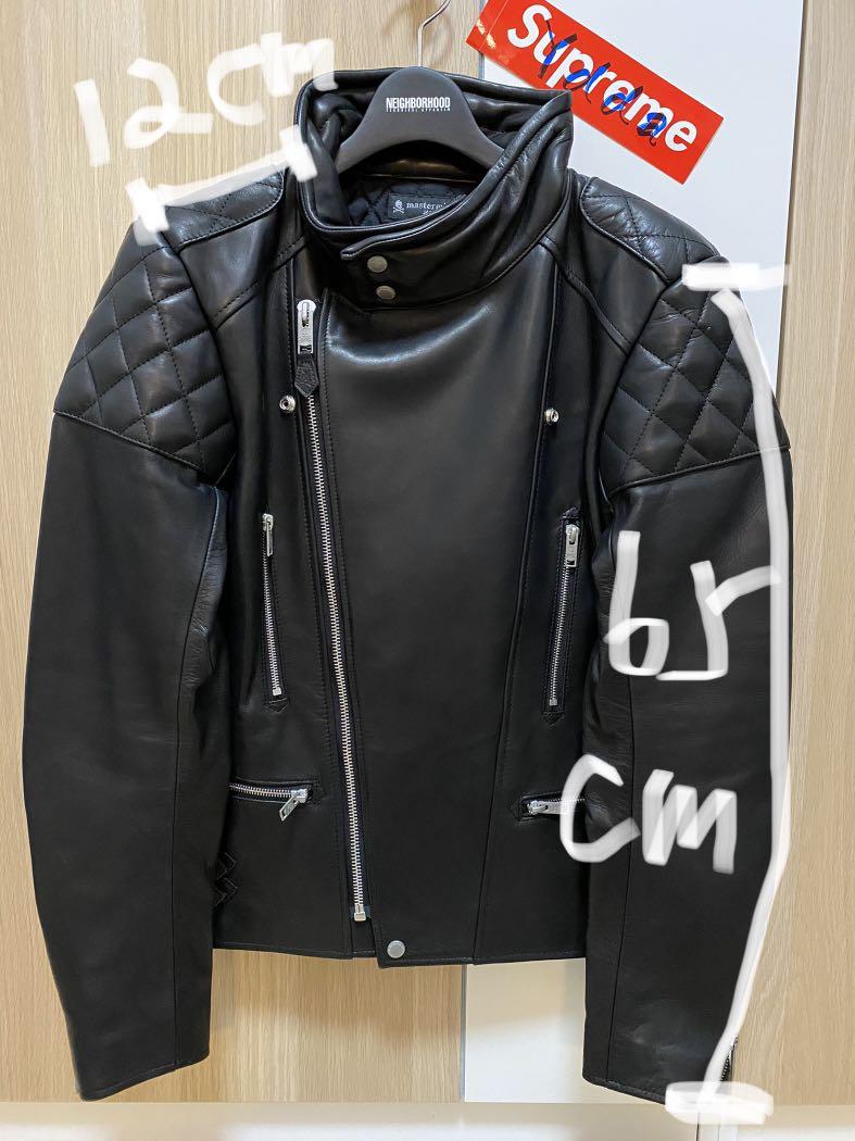 33折賣Mastermind Japan Mmj x Neighborhood leather jacket 皮褸, 男